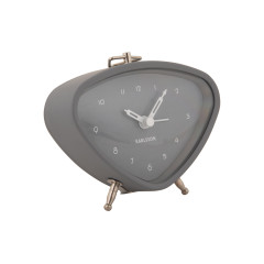 Budík Karlsson KA5946GY Triangle, 12cm